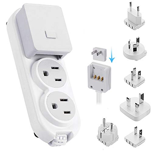 Ceptics Travel Power Strip - Small & Compact