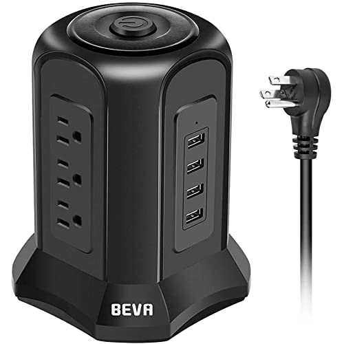 BEVA Power Strip Tower Surge Protector