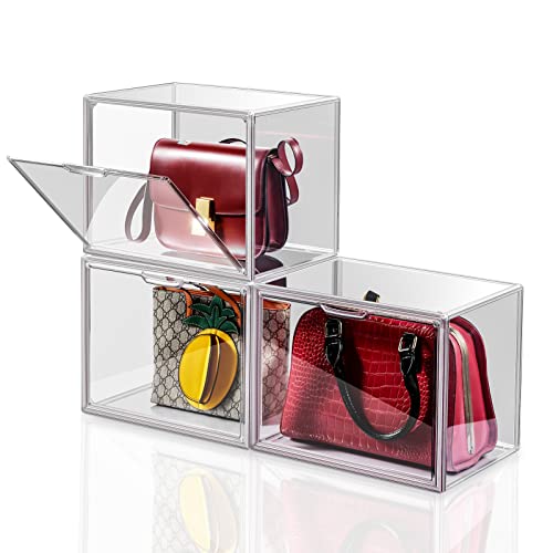 Clear Plastic Handbag Storage Organizer