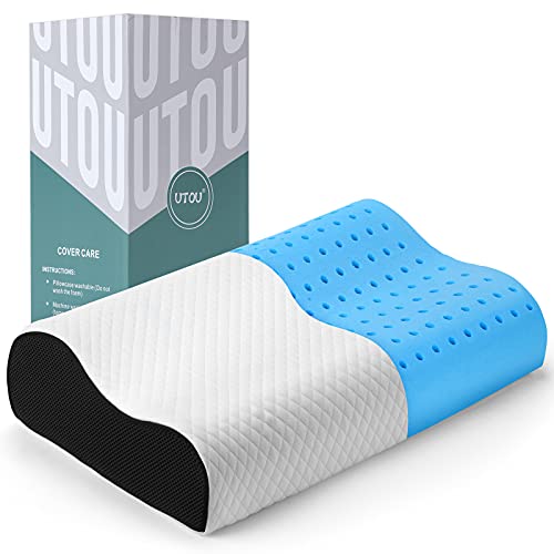 Contour Memory Foam Pillow for Pain Relief Sleeping