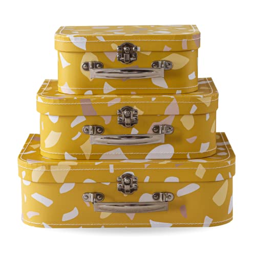 Golden Terrazzo Nesting Storage Box