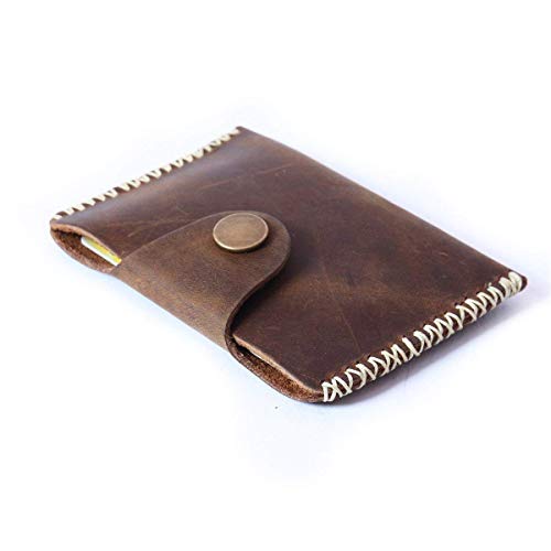 Card Case Slim Leather Travel Wallet