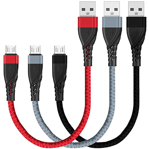 1FT Micro USB Cable 3-Pack