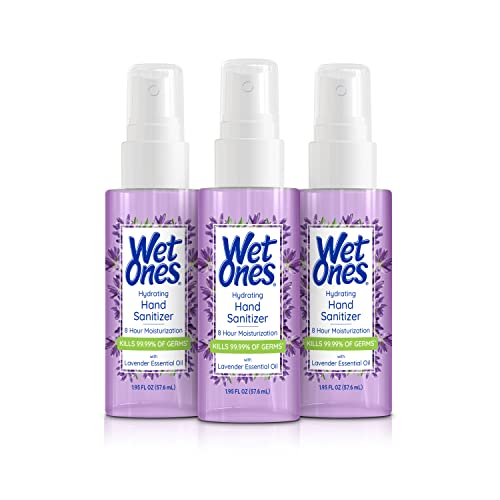 Travel-size Lavender-Scented Hand Sanitizer Spray (3 Pack)