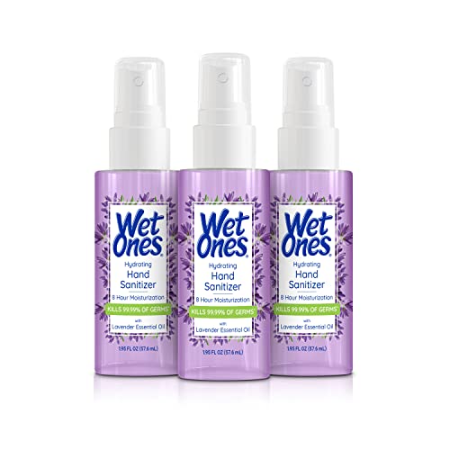 Travel-size Lavender-Scented Hand Sanitizer Spray (3 Pack)