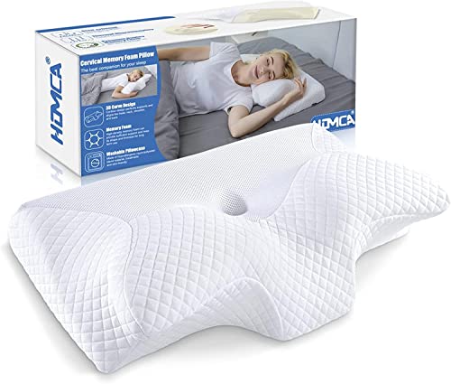 Orthopedic Bed Pillow for Side Sleepers Back and Stomach