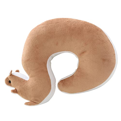 Cute Soft Squirrel Animal Plush U Shape Travel Pillow