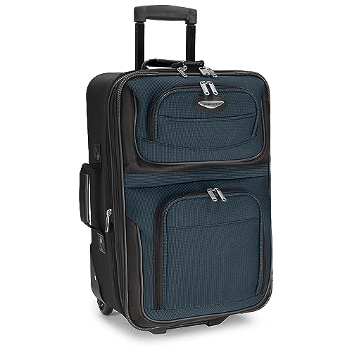 Amsterdam Rolling Luggage, Lightweight, Carry-On 21-Inch