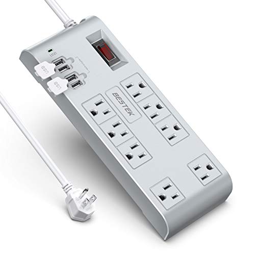 BESTEK 8-Outlet Power Strip with USB