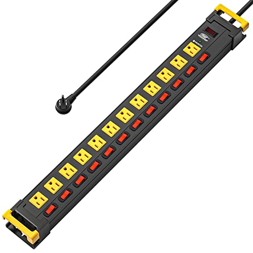 CRST Heavy Duty Power Strip Surge Protector