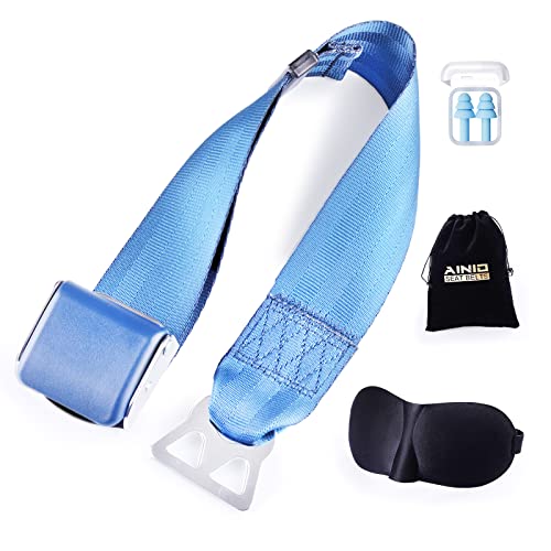 AINIO Adjustable Airplane Seat Belt Extender