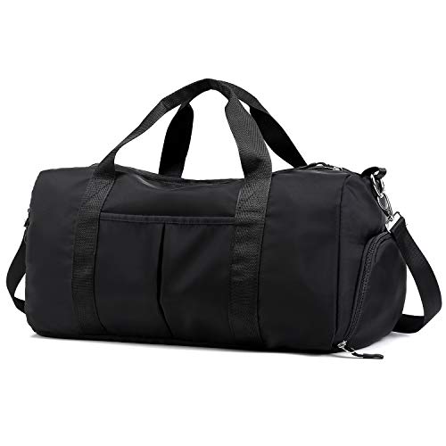 Forestfish Gym Duffel Bag with Wet Dry Pocket & Shoes Compartment