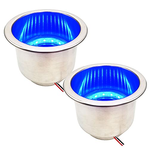 Stainless Steel Cup Drink Holder with LED