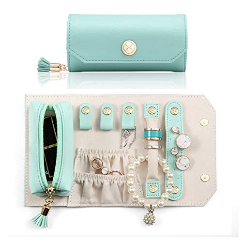 Vlando Travel Jewelry Case Box Bag Rollie