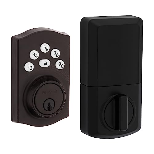 Kwikset Powerbolt 240 Keypad Venetian Bronze Deadbolt Door Lock