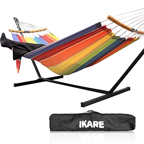 IKARE Double Hammock with Stand