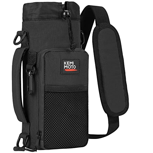 Water Bottle Holder Bag with Adjustable Shoulder Strap