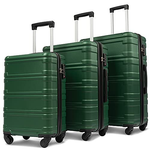 Merax 3-Pcs Luggage Set - Green