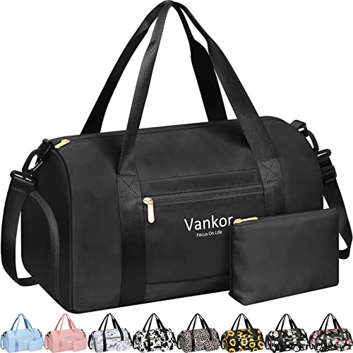 Waterproof Gym Bag for Women with Shoe Compartment