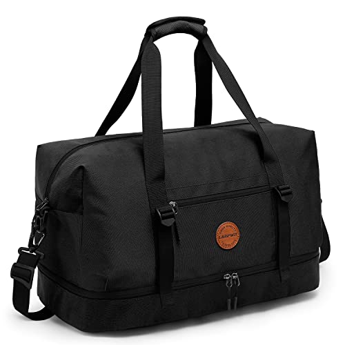 Laripwit Large Duffle Bag with Shoes Compartment