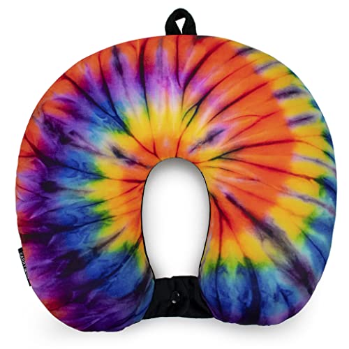 Miami CarryOn Retro Tie Dye Beanie Microbeads Travel Neck Pillow