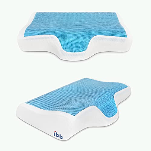 Cooling Gel Memory Foam Cervical Pillow