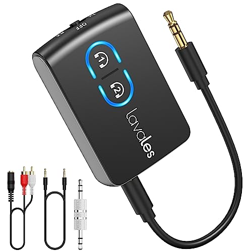 Lavales Bluetooth 5.3 Transmitter Receiver for Airplane/TV