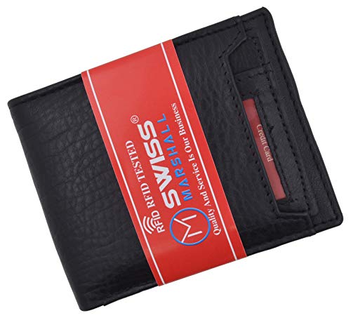 Swiss Marshall RFID Leather Bifold Wallet