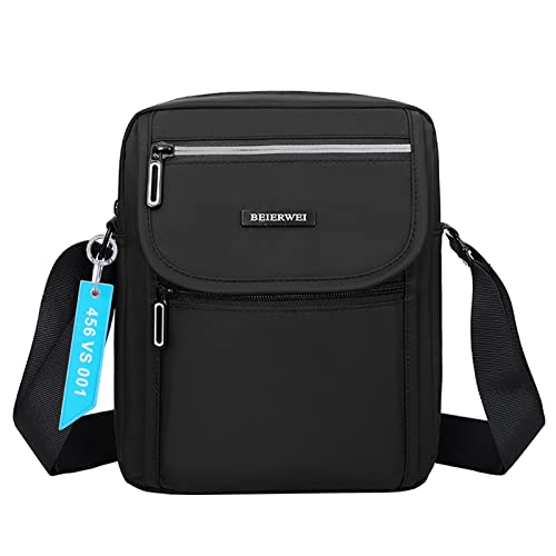 Compact and Stylish Men's Waterproof Messenger Bag