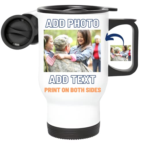 Customizable Travel Mug with Pictures
