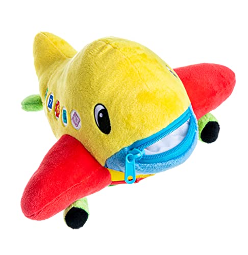 Buckle Toys - Bolt Airplane - Kids Travel Essentials