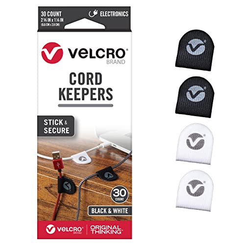 VELCRO Brand Cable Clips - Cord Organizer for Home and Office