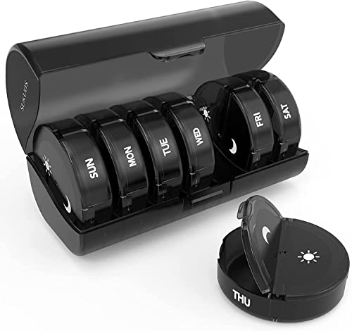 Sukuos Large Travel Pill Box