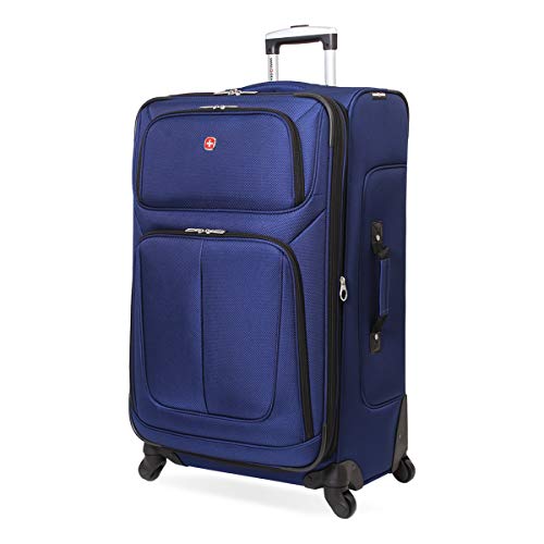 SwissGear Sion Expandable Roller Luggage - Blue, 29-Inch