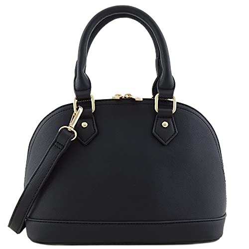 Classic Dome Satchel (Black)