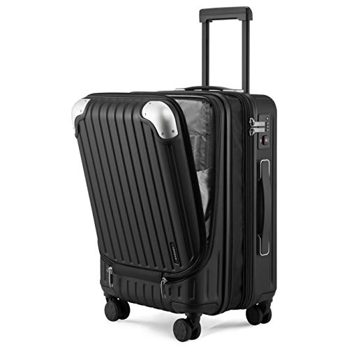 LEVEL8 Grace EXT Carry On Luggage with Laptop Compartment
