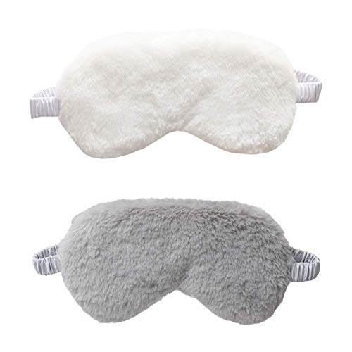 Soft Plush Satin Nap Eye Cover Sleeping Blindfold