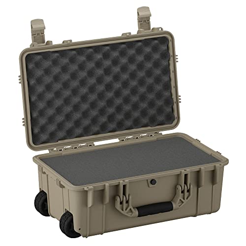 Large Rolling Hard Case with Customizable Foam