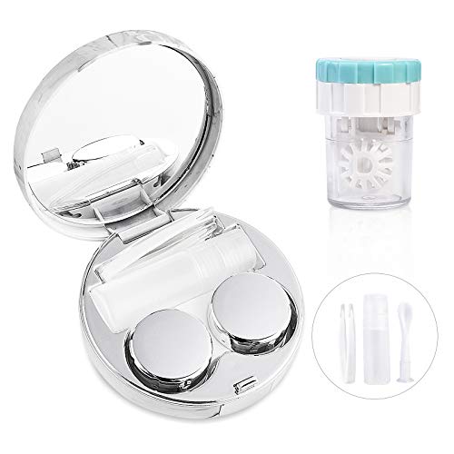Portable Contact Lens Travel Kit with Cleaner Washer