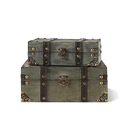 Vintage Décor Wooden Boxes: Versatile Storage Trunks with Timeless Appeal