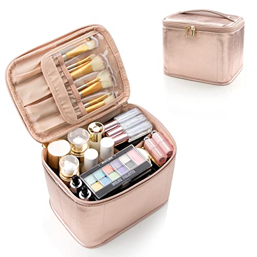 OCHEAL Makeup Bag with Large Capacity and Organizer - Rose Gold OCHEAL Makeup Bag with Large Capacity and Organizer - Rose Gold
