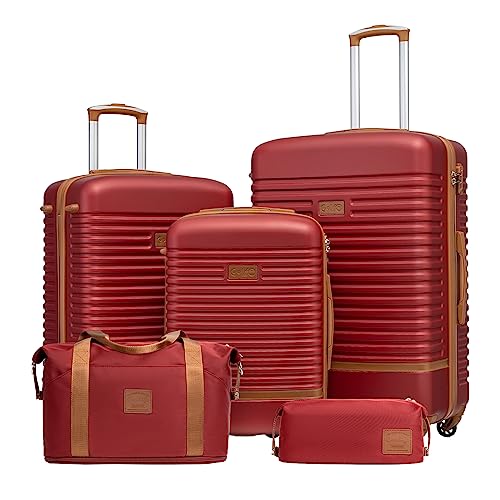 Coolife 3 Piece Luggage Set