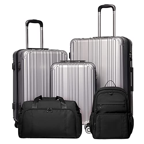 COOLIFE Luggage 3 Piece Set with TSA Lock Spinner