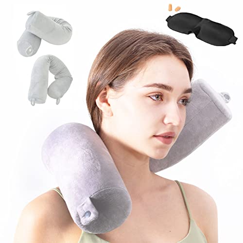 Hxcxrst Travel Pillow-Twist Memory Foam Neck Pillow