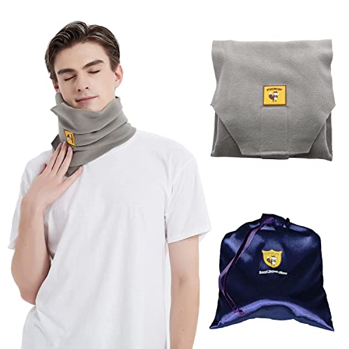 FOXSEON Men's Turtleneck Travel Pillow