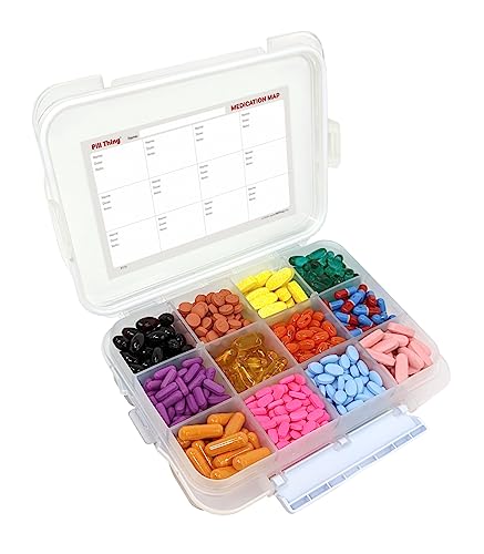 Large Pill Case with Airtight Seal