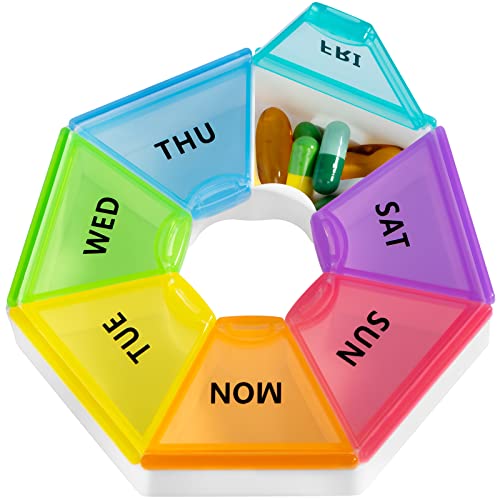 Gelibo Large Weekly Pill Organizer