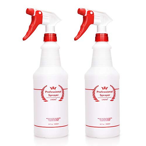 Uineko Plastic Spray Bottle - All-Purpose Heavy Duty Spraying Bottles