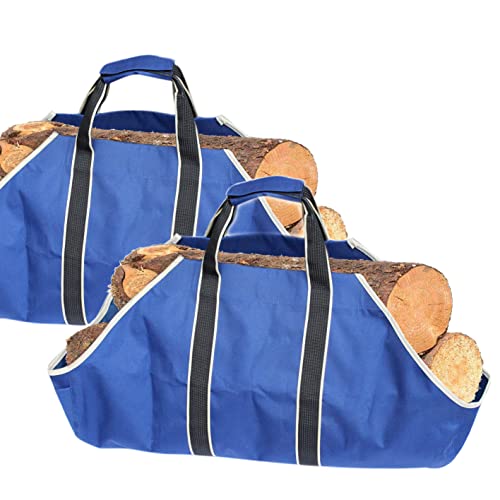 Gardzen Large Canvas Log Carrier