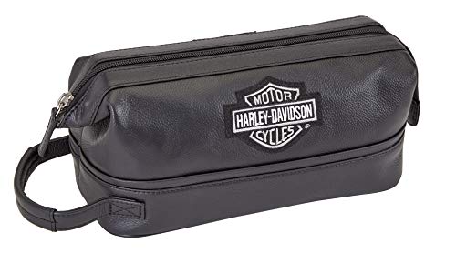 Harley Davidson Leather Toiletry Kit